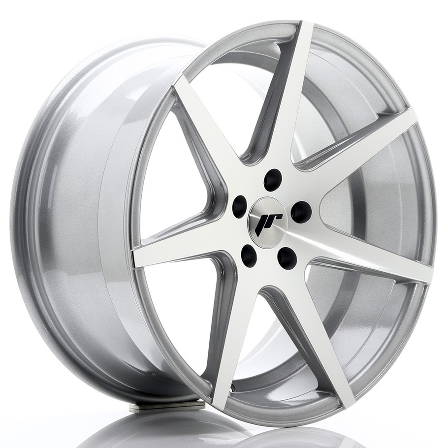 JR Wheels JR20 19x9.5 ET35 5x112 Silver Machined Face www.srbpower.com