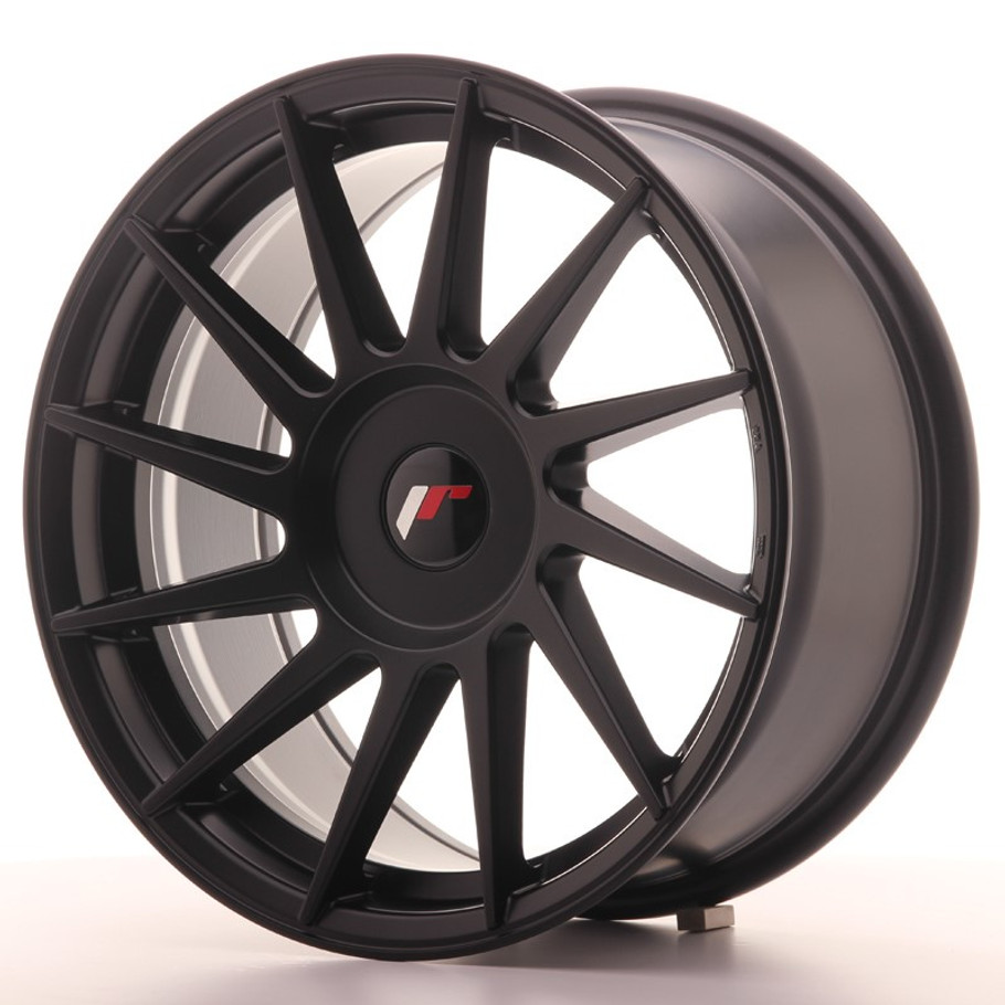 JR Wheels JR22 17x8 ET25-35 CUSTOM PCD Matt Black www.srbpower.com