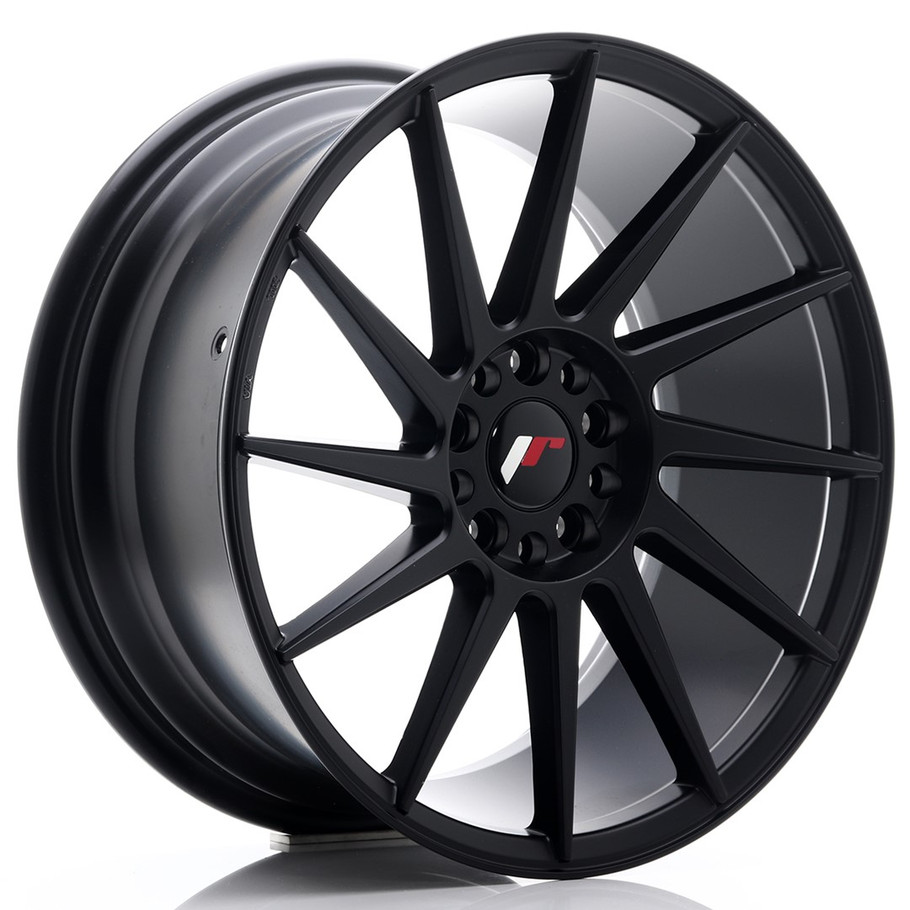 JR Wheels JR22 18x8.5 ET40 5x112/114 Matt Black www.srbpower.com