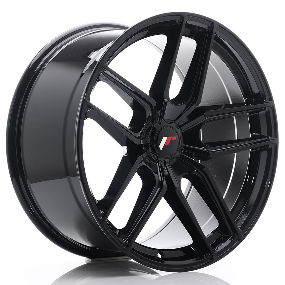 JR Wheels JR25 20x10 ET20-40 5H CUSTOM PCD Gloss Black www.srbpower.com