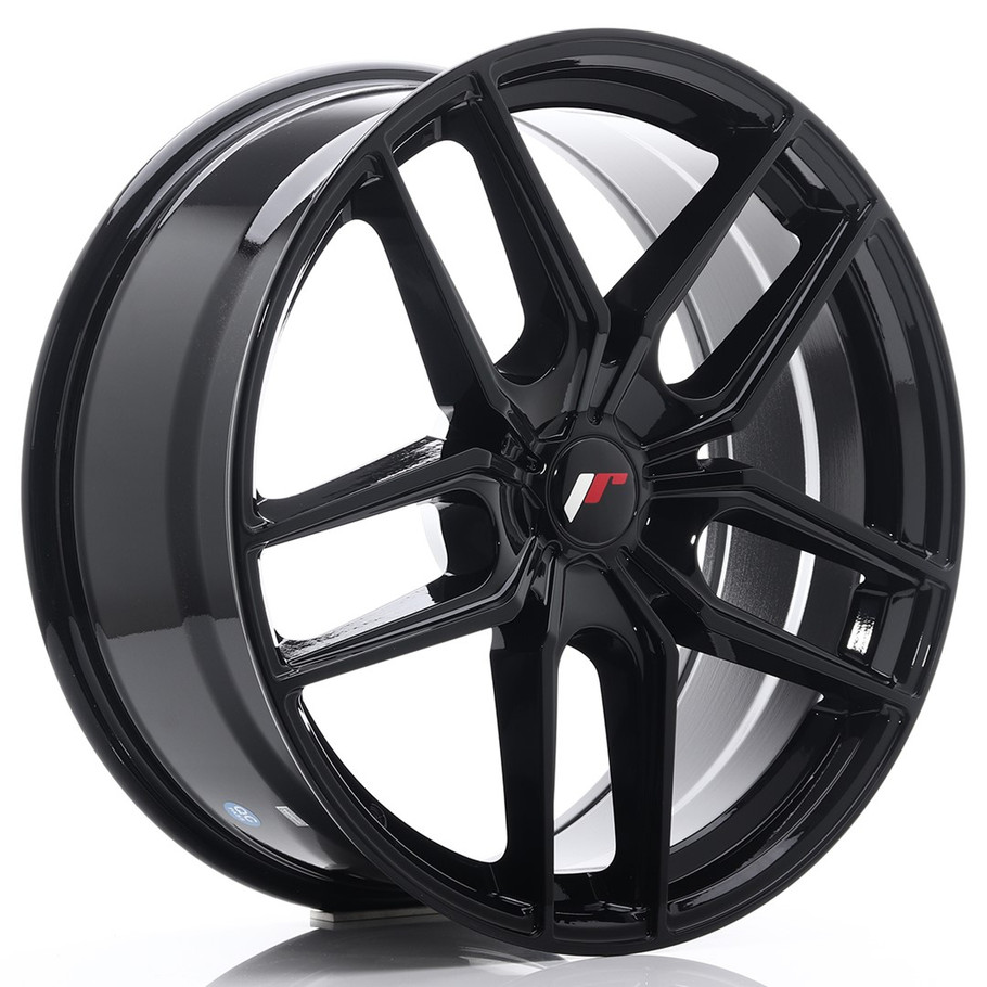 JR Wheels JR25 20x8.5 ET20-40 5H CUSTOM PCD Gloss Black www.srbpower.com