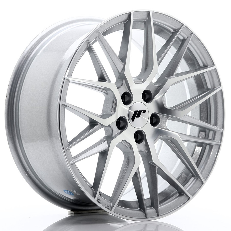 JR Wheels JR28 17x8 ET40 5x112 Silver Machined Face www.srbpower.com