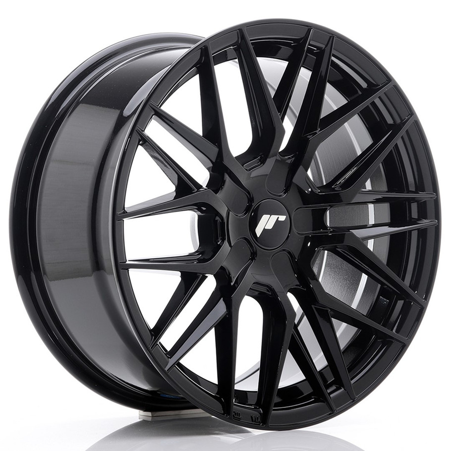 JR Wheels JR28 17x8 ET25-40 CUSTOM PCD Gloss Black www.srbpower.com