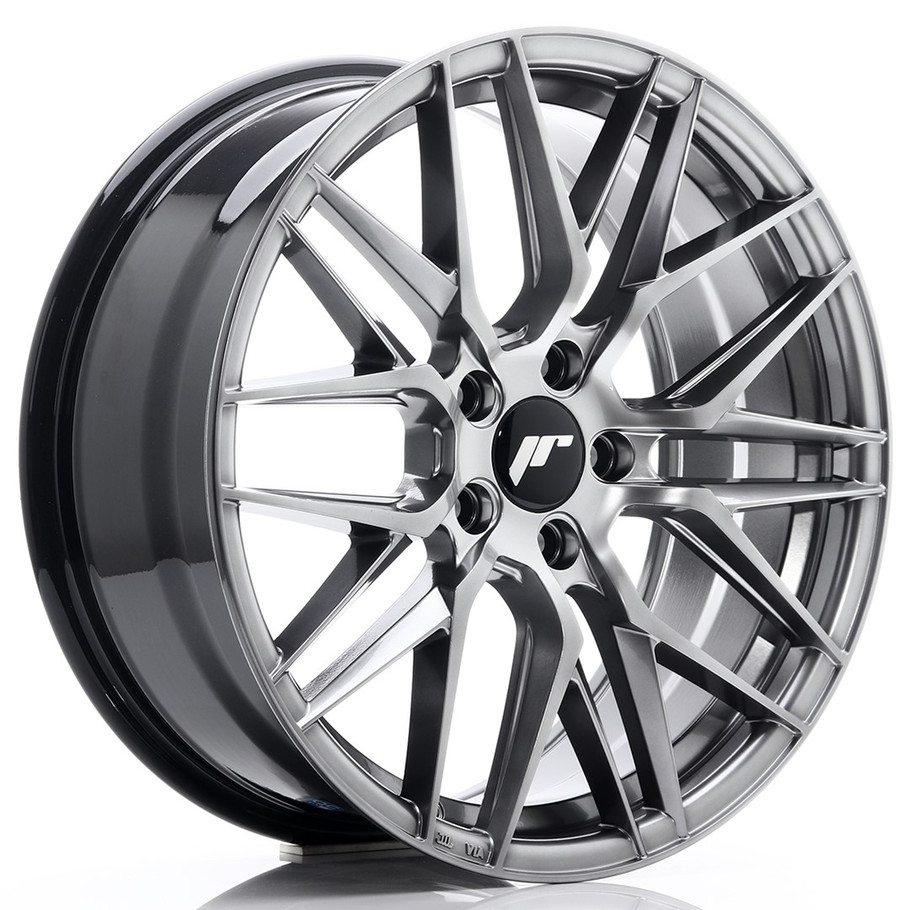 JR Wheels JR28 18x7.5 ET35 5x120 Hyper Black www.srbpower.com