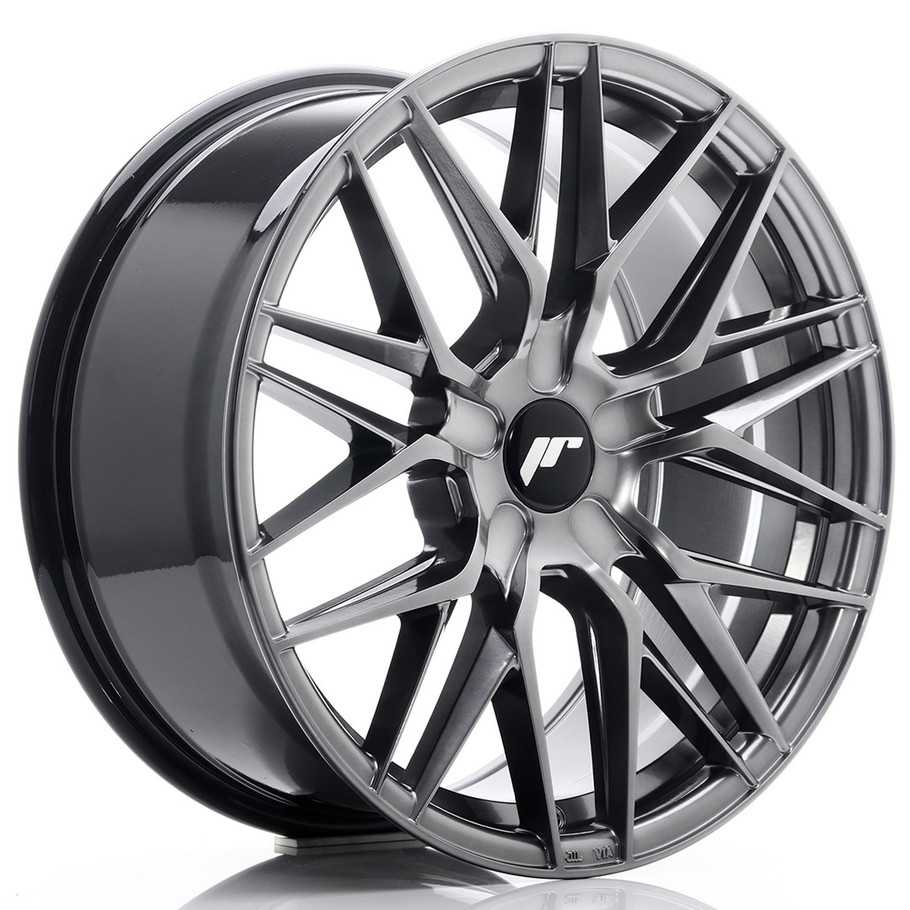 JR Wheels JR28 18x8.5 ET20-40 5H CUSTOM PCD Hyper Black www.srbpower.com