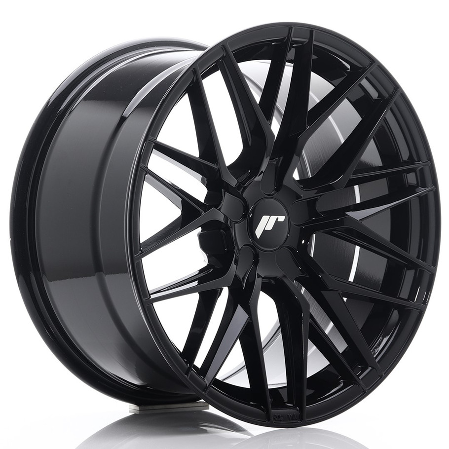 JR Wheels JR28 18x9.5 ET20-40 5H CUSTOM PCD Gloss Black www.srbpower.com