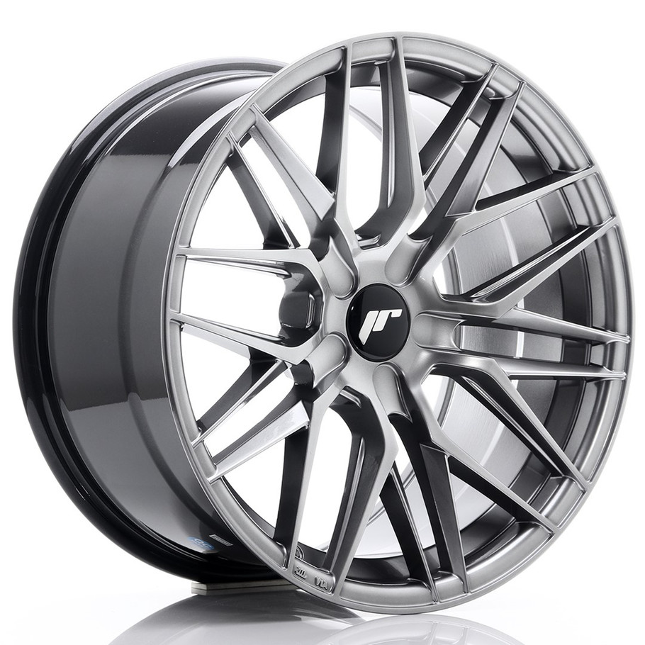 JR Wheels JR28 18x9.5 ET20-40 5H CUSTOM PCD Hyper Black www.srbpower.com