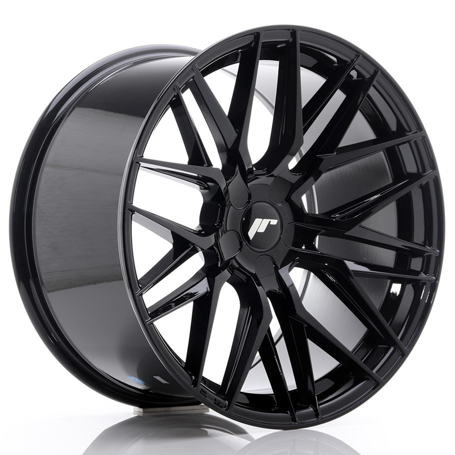 JR Wheels JR28 19x10.5 ET20-40 5H CUSTOM PCD Gloss Black www.srbpower.com