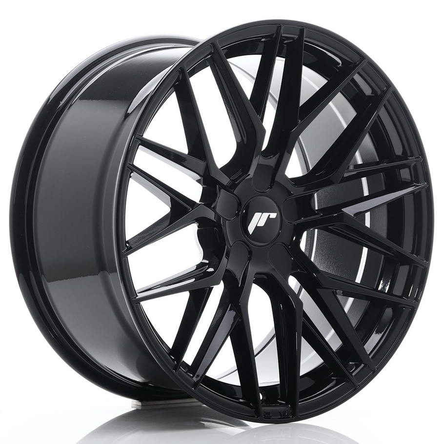 JR Wheels JR28 19x9.5 ET20-40 5H CUSTOM PCD Gloss Black www.srbpower.com