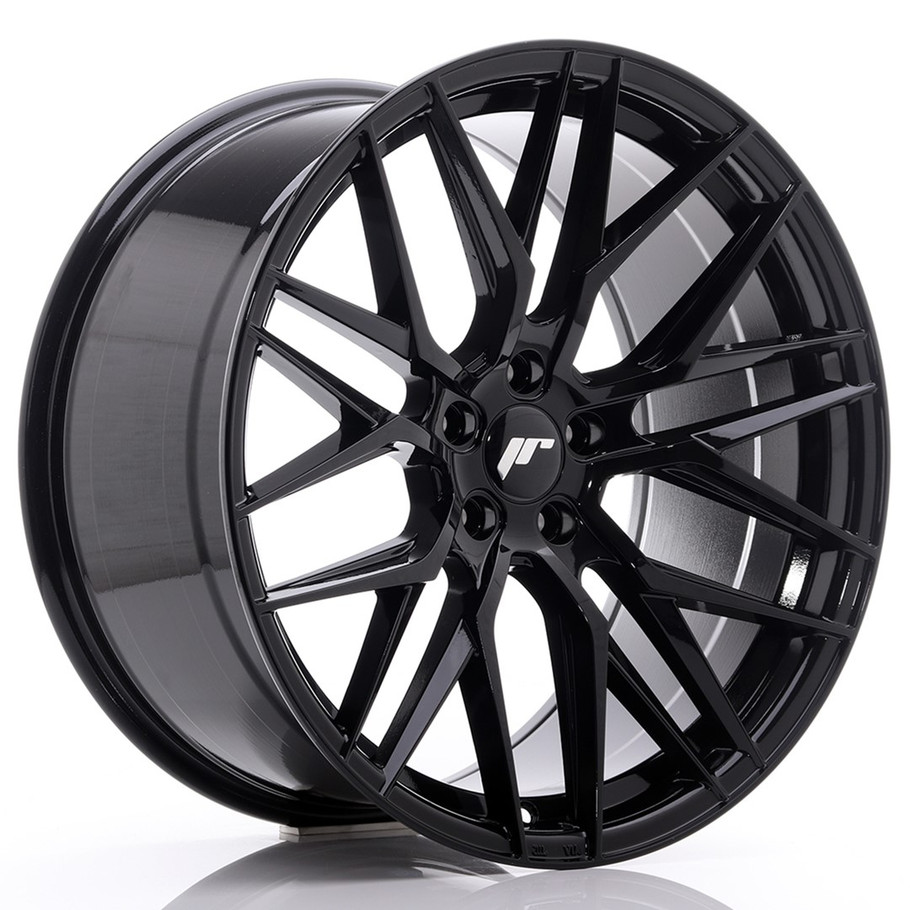 JR Wheels JR28 20x10 ET40 5x112 Gloss Black www.srbpower.com