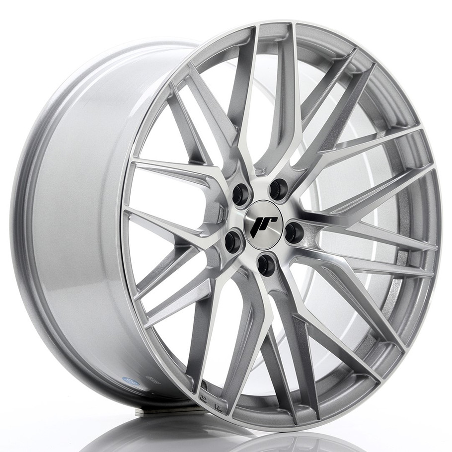 JR Wheels JR28 20x10 ET40 5x112 Silver Machined Face www.srbpower.com