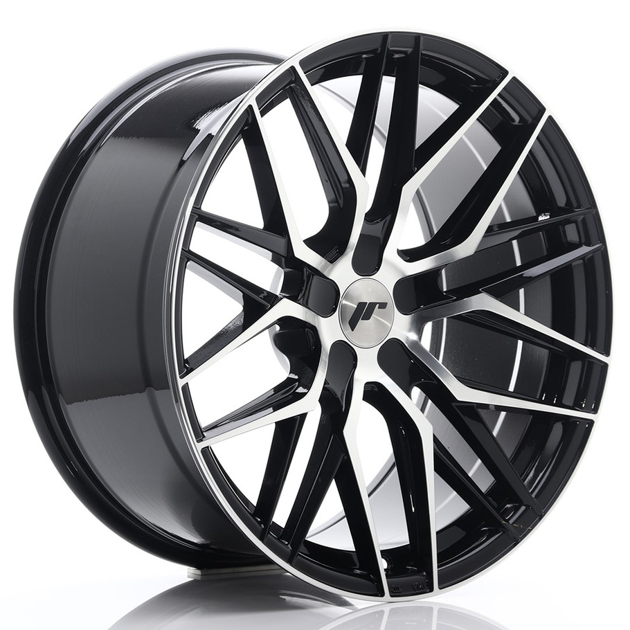 JR Wheels JR28 20x10 ET20-40 5H CUSTOM PCD Gloss Black Machined Face www.srbpower.com