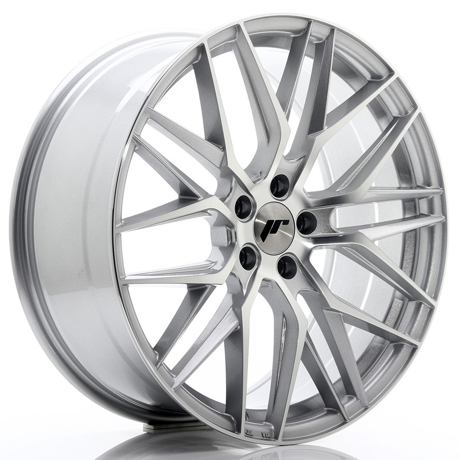 JR Wheels JR28 20x8.5 ET40 5x112 Silver Machined Face www.srbpower.com