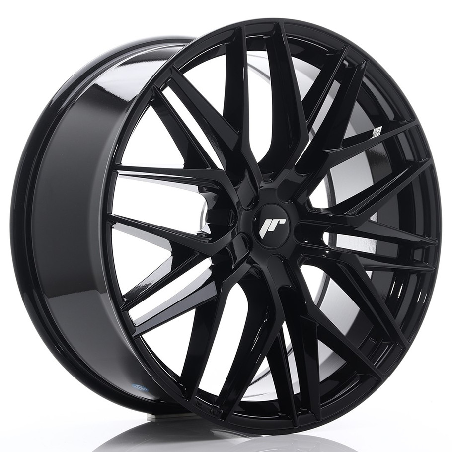 JR Wheels JR28 22x9 ET30-45 5H CUSTOM PCD Gloss Black www.srbpower.com