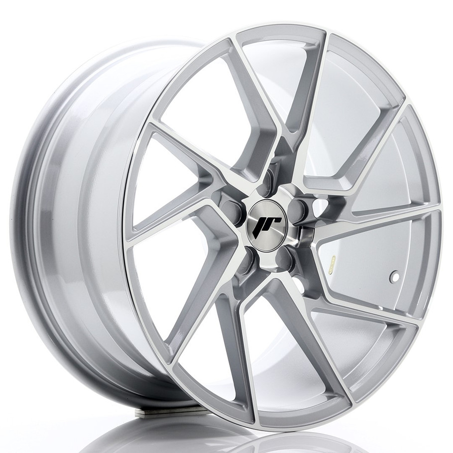 JR Wheels JR33 19x9.5 ET20-45 5H CUSTOM PCD Silver Machined Face www.srbpower.com