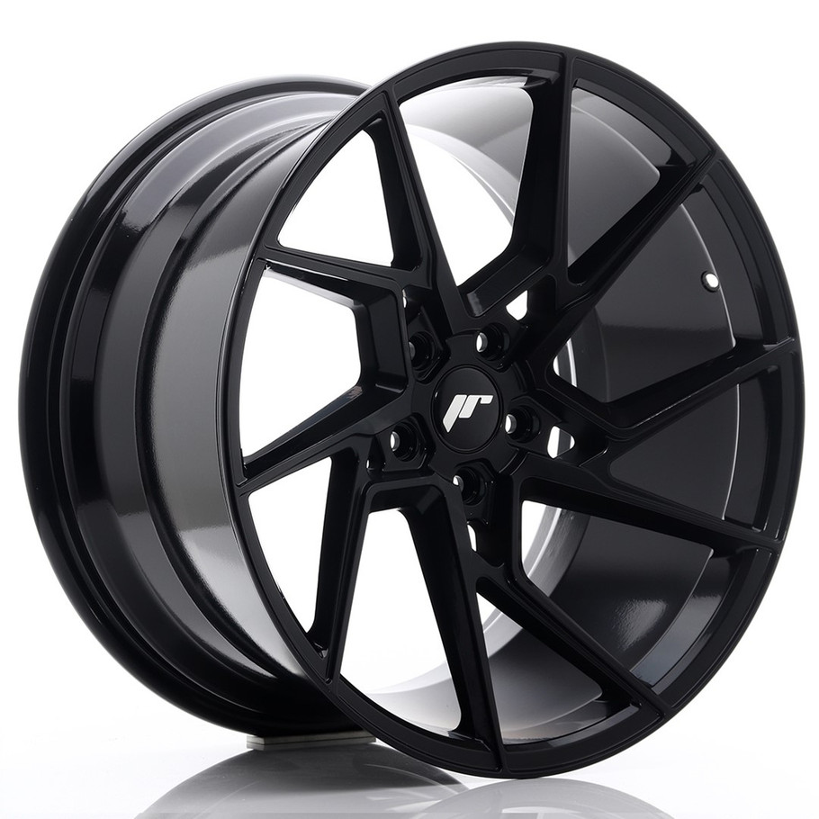 JR Wheels JR33 20x10.5 ET30 5x120 Glossy Black www.srbpower.com