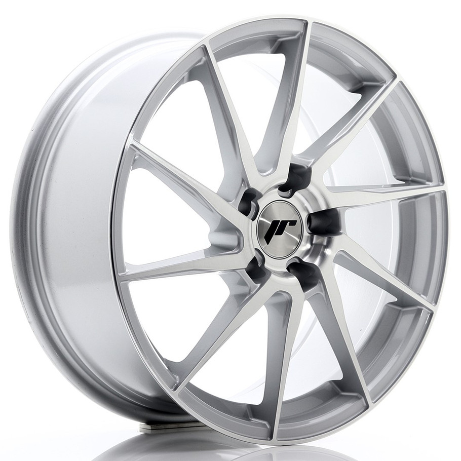 JR Wheels JR36 18x8 ET35 5x120 Silver Brushed Face www.srbpower.com