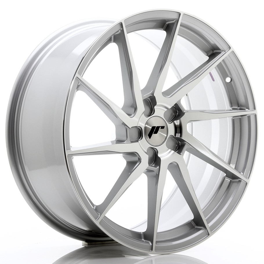 JR Wheels JR36 20x9 ET15-38 5H CUSTOM PCD Silver Brushed Face www.srbpower.com