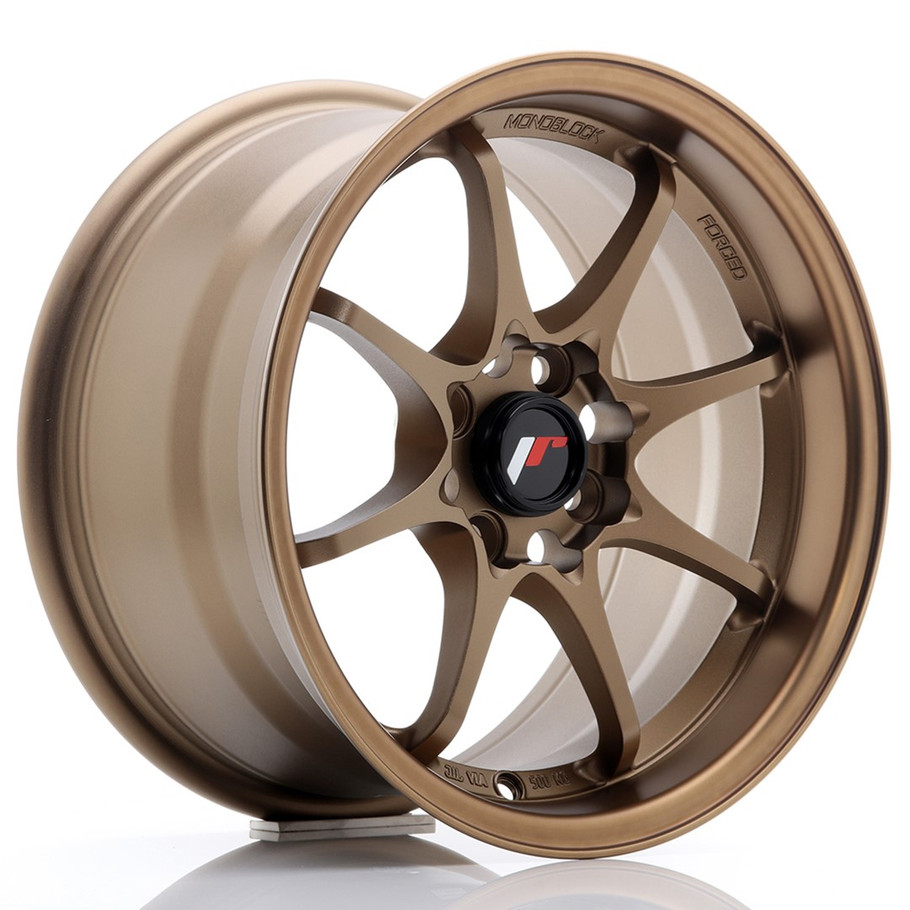 JR Wheels JR5 15x8 ET28 4x100 Dark Anodized Bronze www.srbpower.com