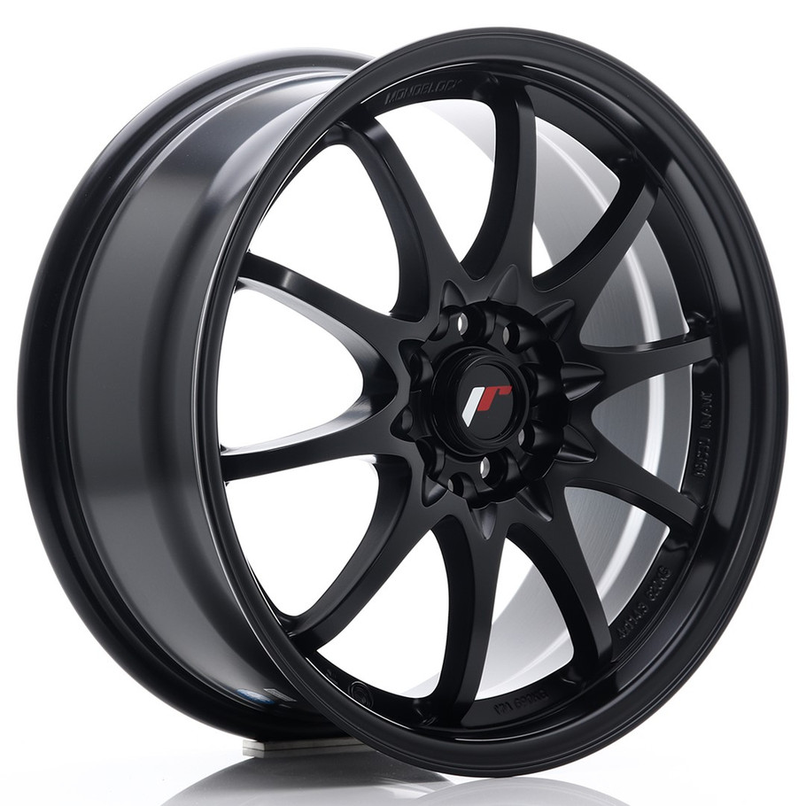 JR Wheels JR5 17x7.5 ET35 5x100/1143 Matt Black www.srbpower.com