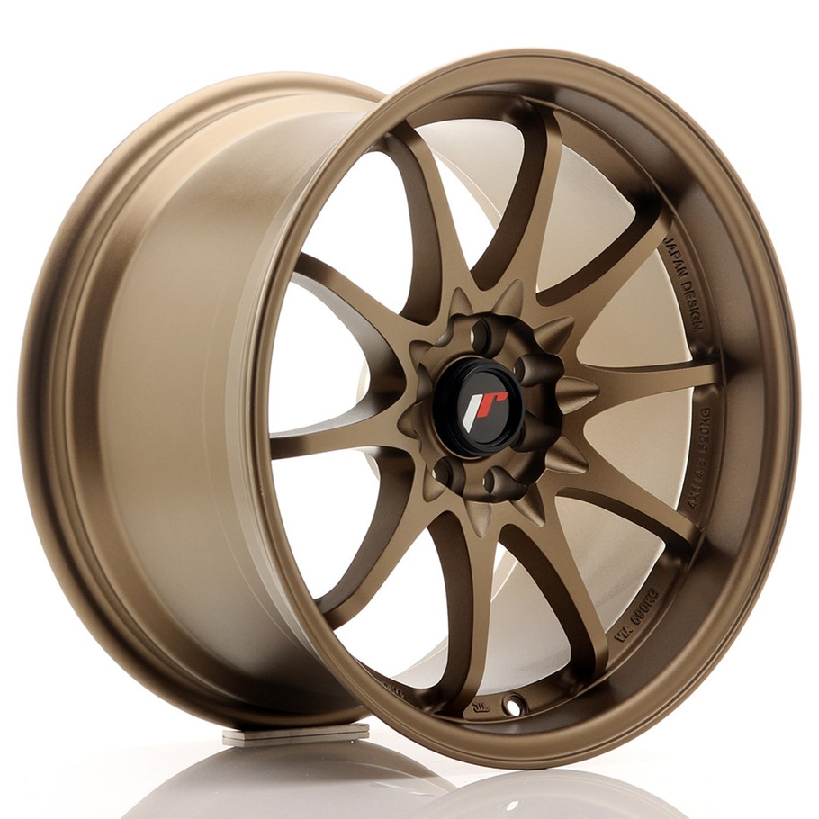 JR Wheels JR5 17x9.5 ET25 4x100/1143 Dark Anodized Bronze www.srbpower.com