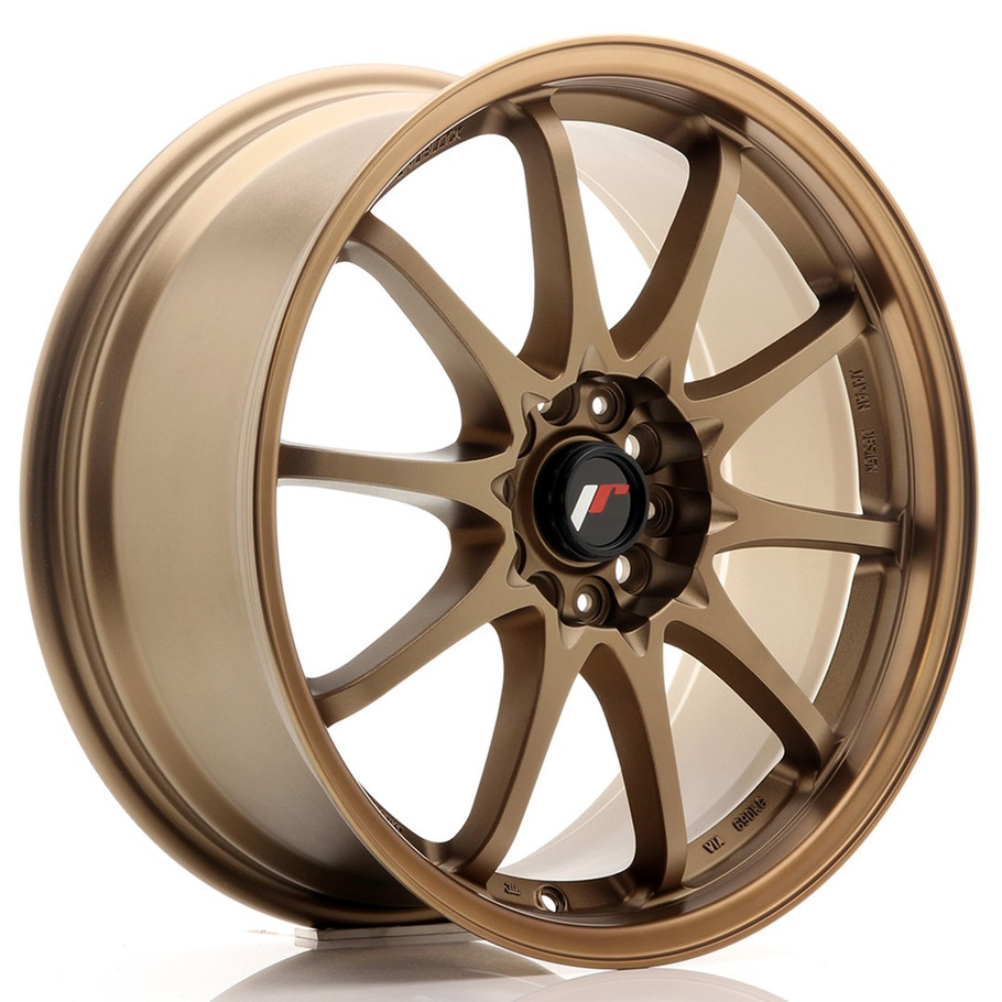 JR Wheels JR5 18x8 ET35 5x1143 Dark Anodized Bronze www.srbpower.com