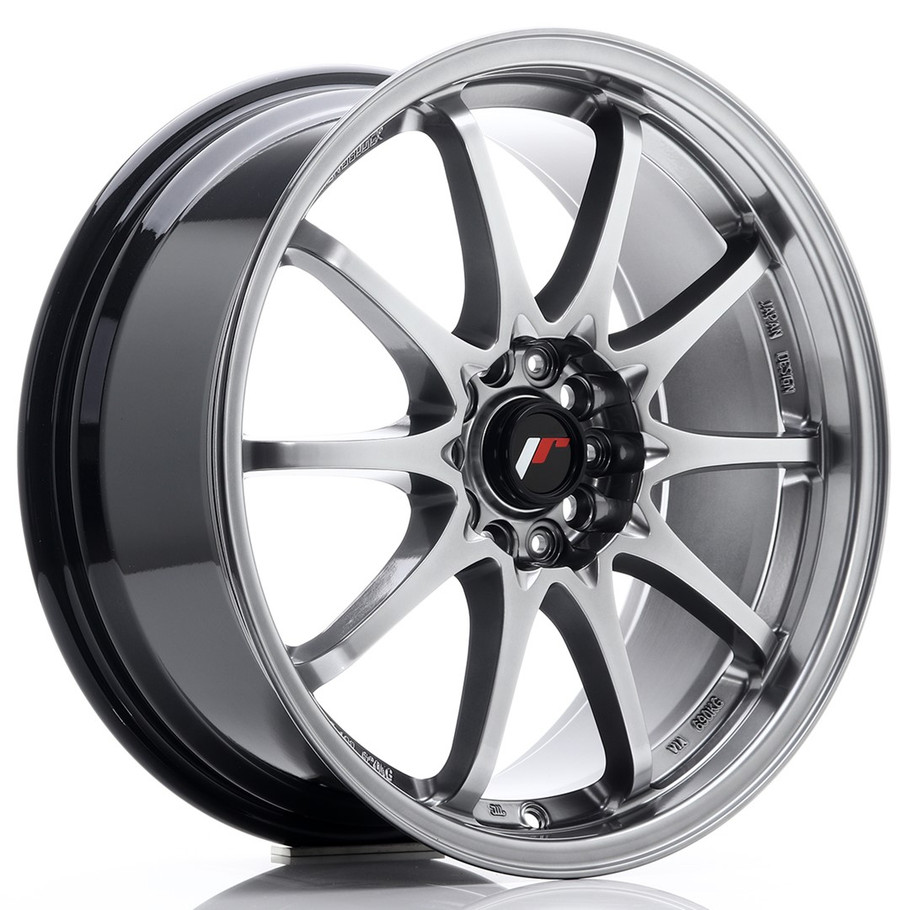 JR Wheels JR5 18x8 ET35 5x1143 Hyper Black www.srbpower.com