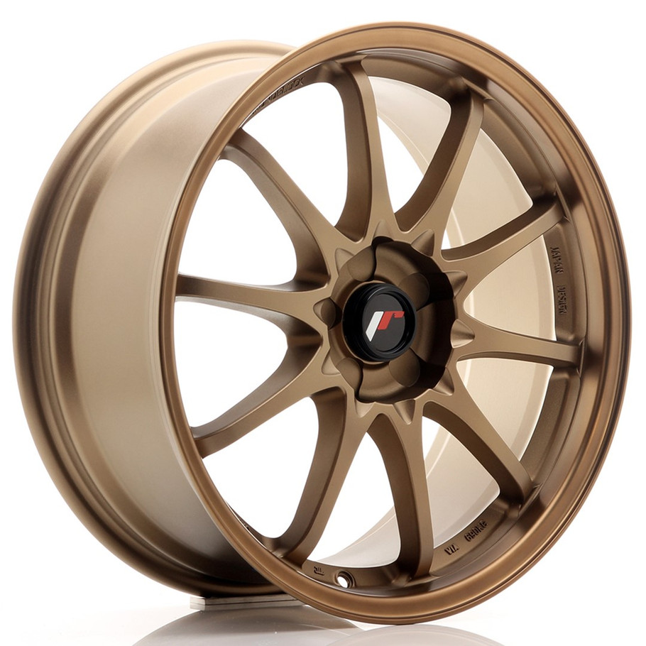 JR Wheels JR5 18x8 ET35 5H CUSTOM PCD Dark Anodized Bronze www.srbpower.com