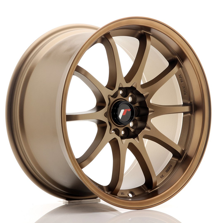 JR Wheels JR5 18x9.5 ET22 5x1143 Dark Anodized Bronze www.srbpower.com