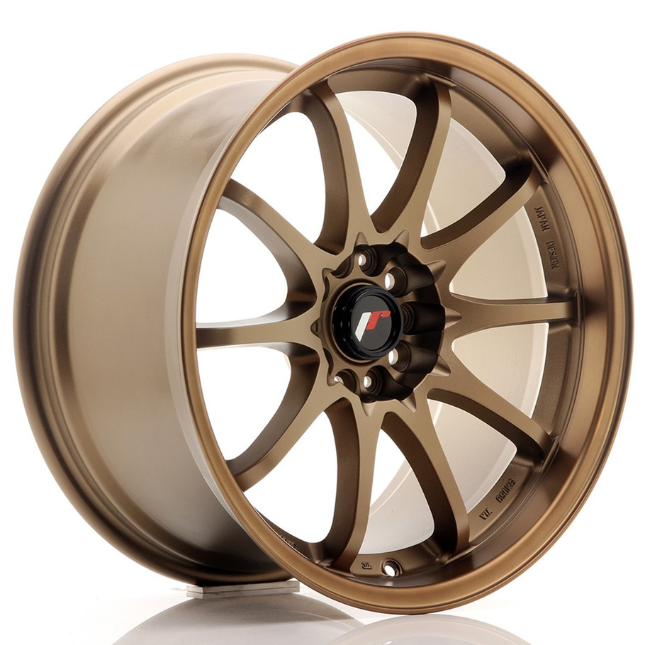 JR Wheels JR5 18x9.5 ET38 5x100/1143 Dark Anodized Bronze www.srbpower.com