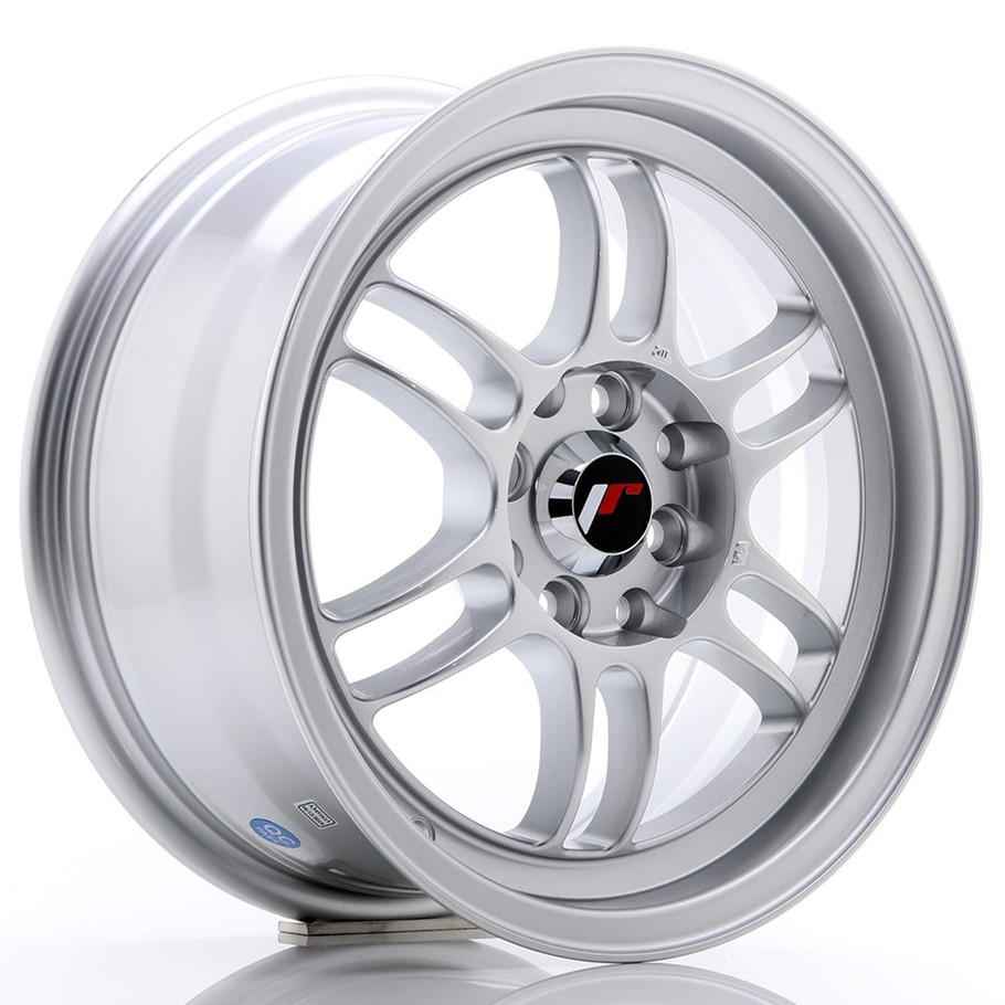 JR Wheels JR7 15x7 ET38 4x100/114 Silver www.srbpower.com