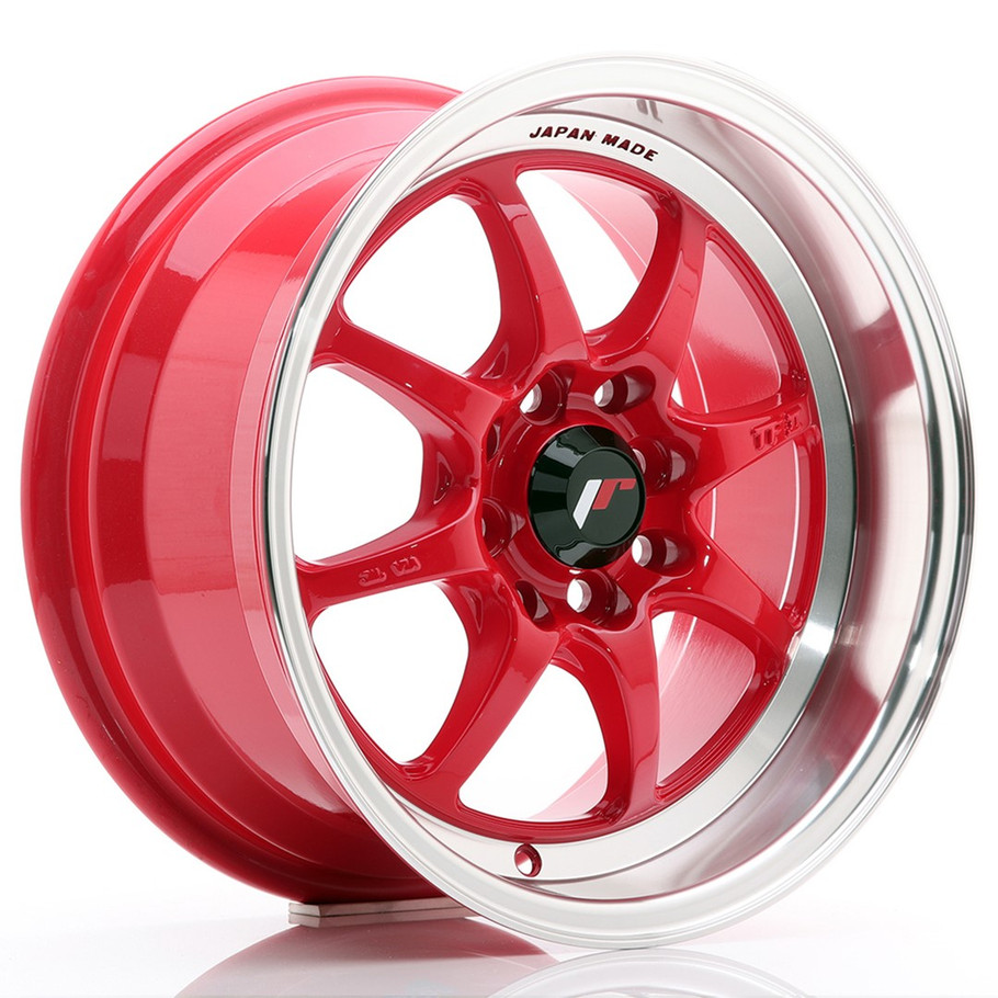 JR Wheels TF2 15x7.5 ET30 4x100/114 Red www.srbpower.com