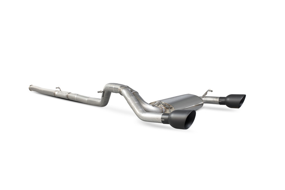 Scorpion Cat-back system with no valves (SFD085DC) Ford Focus MK3 RS 2016-2019 www.srbpower.com