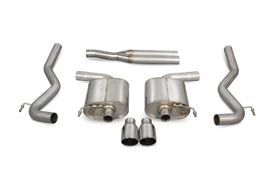 Scorpion Non-resonated cat-back system  (SFDS087) Ford Mustang 2.3T 2015-2019 www.srbpower.com