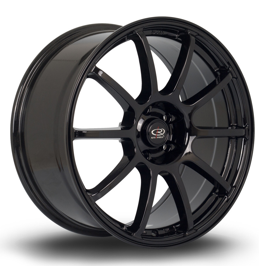 Rota Force 18x8.5 ET42 5x108 73mm Black (GFOR8518N1P42PCYB0730) www.srbpower.com