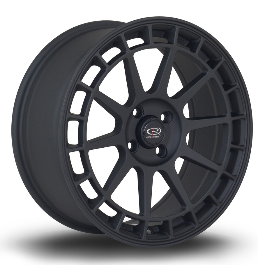 Rota Recce 17x7.5 ET42 4x100 67.1mm FBlack2 (REC17517C1P42PCFB20671) www.srbpower.com