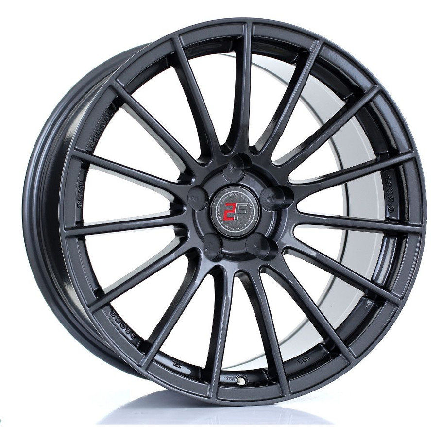 2FORGE ZF1 18x9 5x108 GUNMETAL Custom Offset: ET0 TO ET38 www.srbpower.com