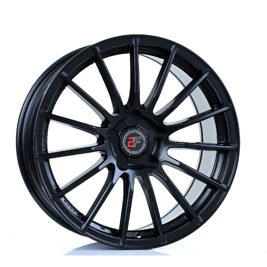 2FORGE ZF1 18x8 5x120 MATT BLACK Custom Offset: ET15 TO ET42 www.srbpower.com