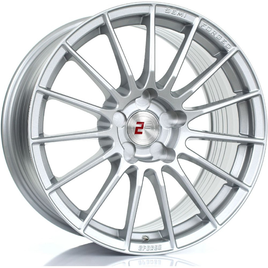 2FORGE ZF1 17x9.5 5x120 SILVER Custom Offset: ET0 TO ET45 www.srbpower.com