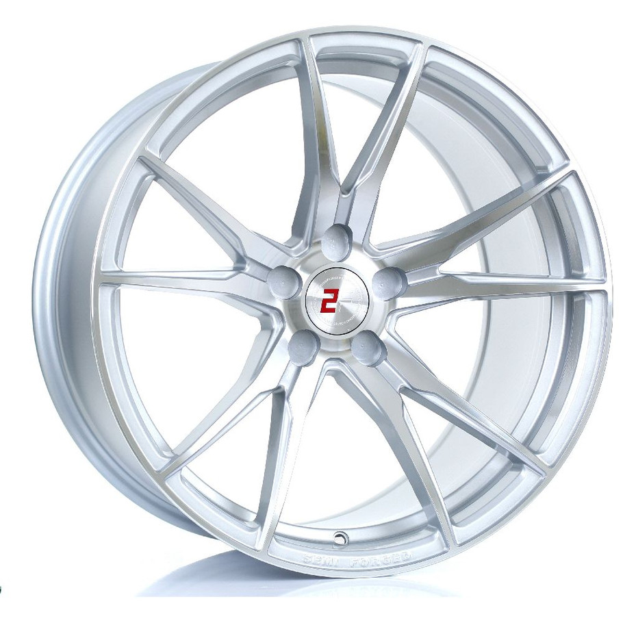 2FORGE ZF2 19x10.5 5x127 SILVER POLISHED FACE Custom Offset: ET15 TO ET40 www.srbpower.com