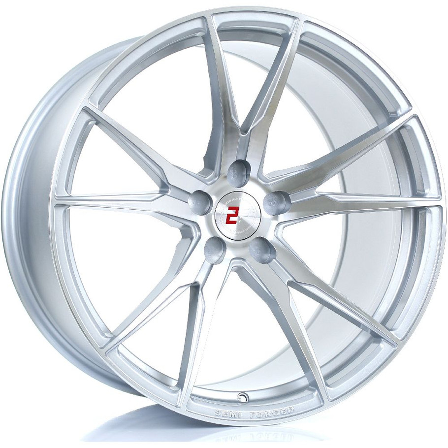 2FORGE ZF2 20x12 5x115 SILVER POLISHED FACE Custom Offset: ET27 TO ET58 www.srbpower.com