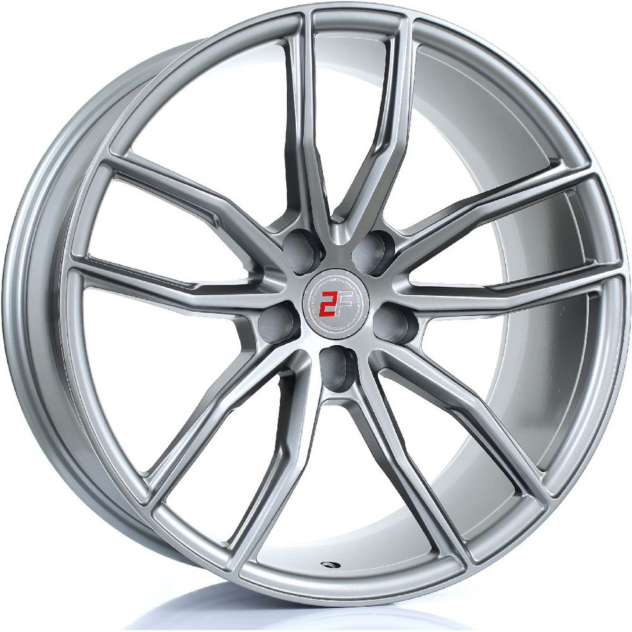 2FORGE ZF4 20x9.5 5x100 GLOSS GUNMETAL Custom Offset: ET9 TO ET45 www.srbpower.com