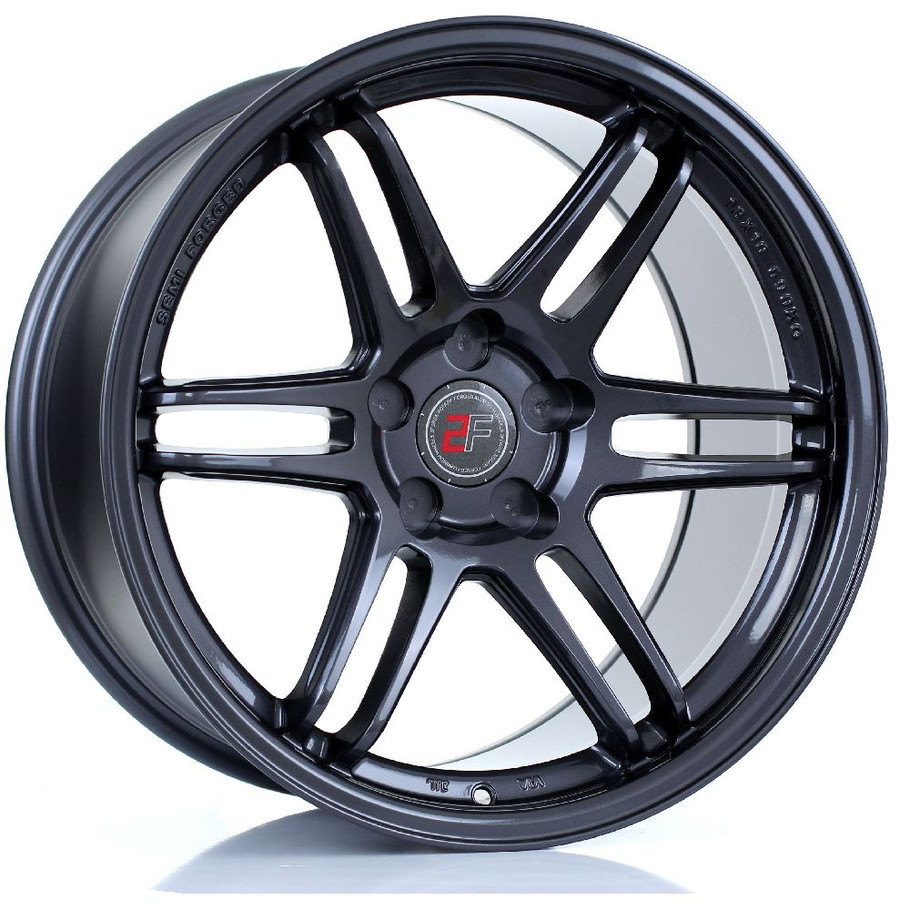 2FORGE ZF5 18x10 5x120.65 GLOSS GUNMETAL Custom Offset: ET0 TO ET35 www.srbpower.com