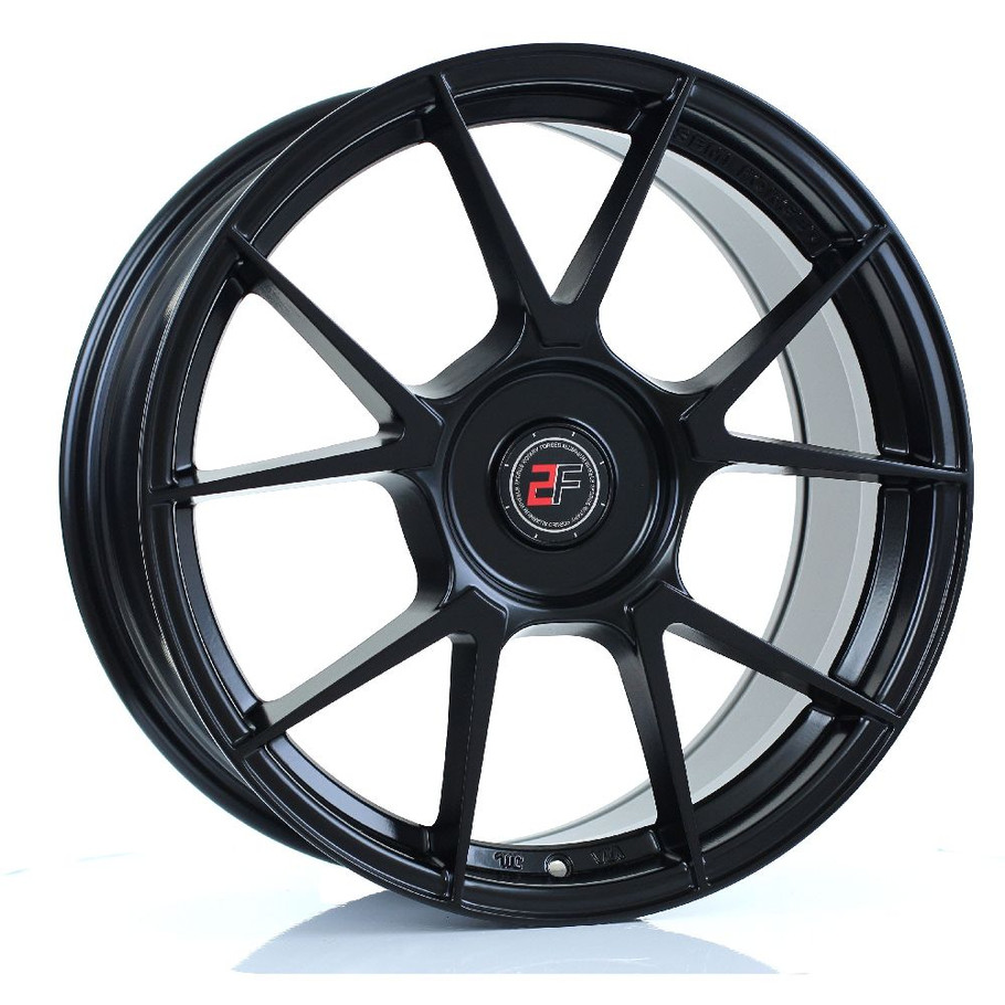 2FORGE ZF6 18x8 5x98 MATT BLACK Custom Offset: ET0 TO ET50 www.srbpower.com