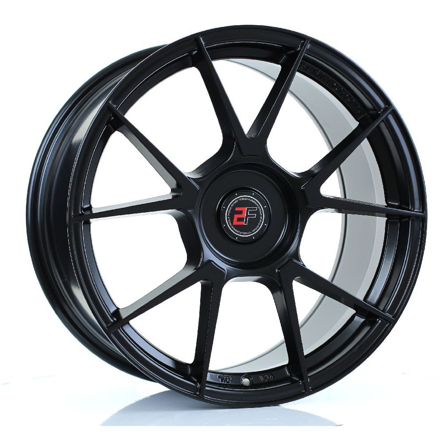 2FORGE ZF6 18x9 5x98 MATT BLACK Custom Offset: ET12 TO ET50 www.srbpower.com