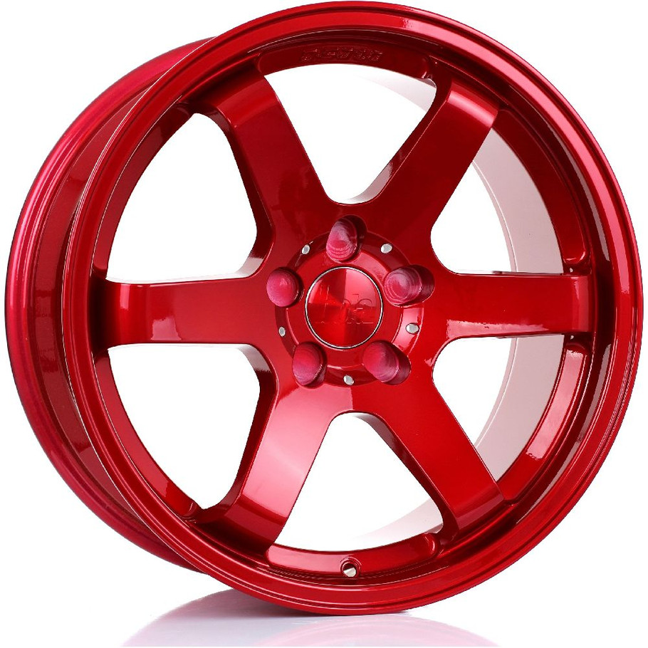 BOLA B1 18x8.5 5x114 CANDY RED Custom Offset: ET30 TO ET45 www.srbpower.com