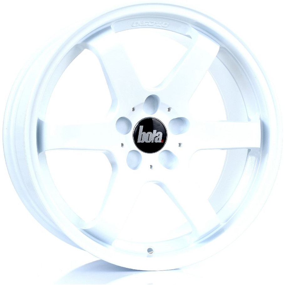 BOLA B1 18x8.5 5x110 WHITE Custom Offset: ET35 TO ET45 www.srbpower.com