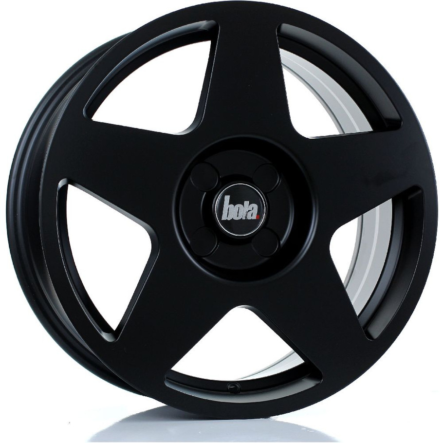 BOLA B10 17x7.5 4x108 MATT BLACK Custom Offset: ET40 www.srbpower.com