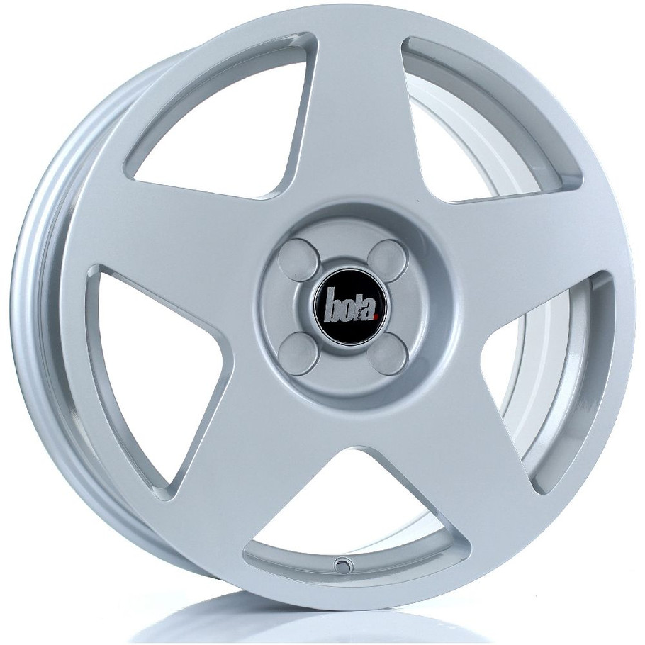 BOLA B10 17x7.5 5x108 SILVER Custom Offset: ET40 TO ET45 www.srbpower.com
