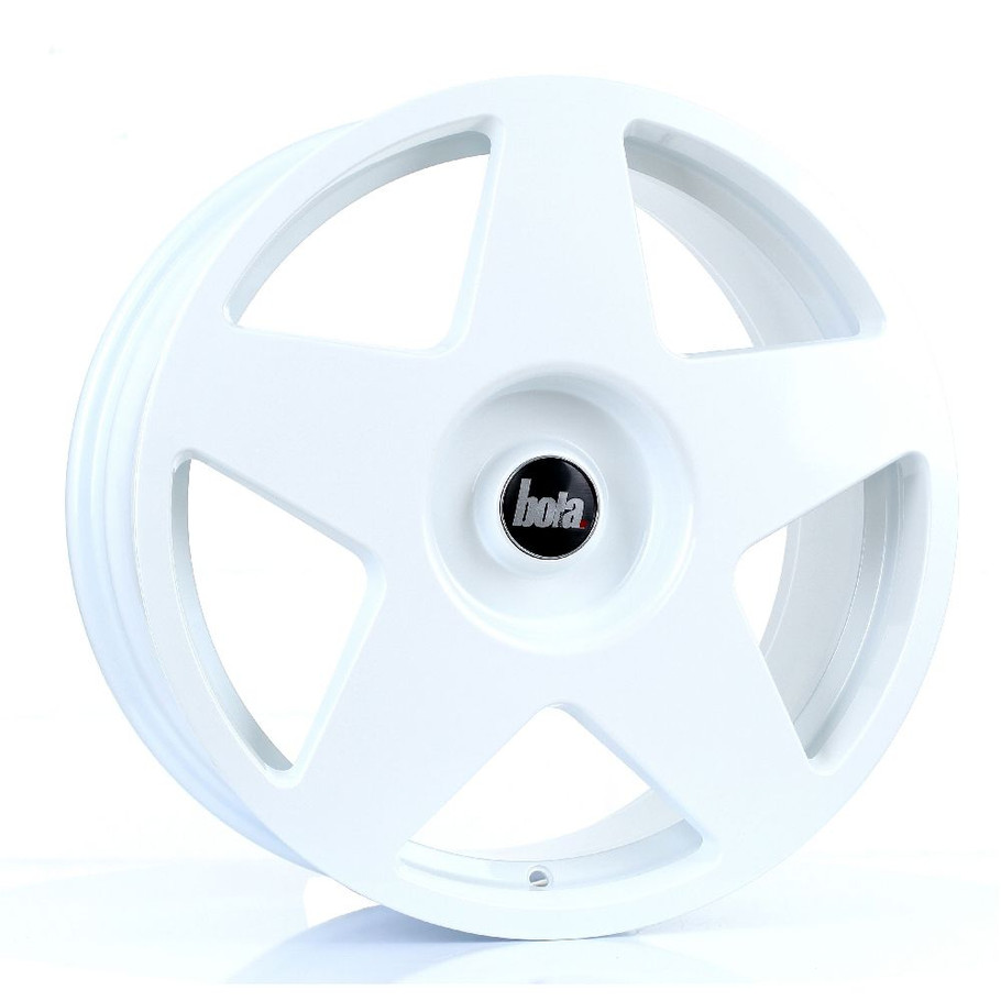 BOLA B10 18x8 5x118 WHITE Custom Offset: ET30 TO ET45 www.srbpower.com